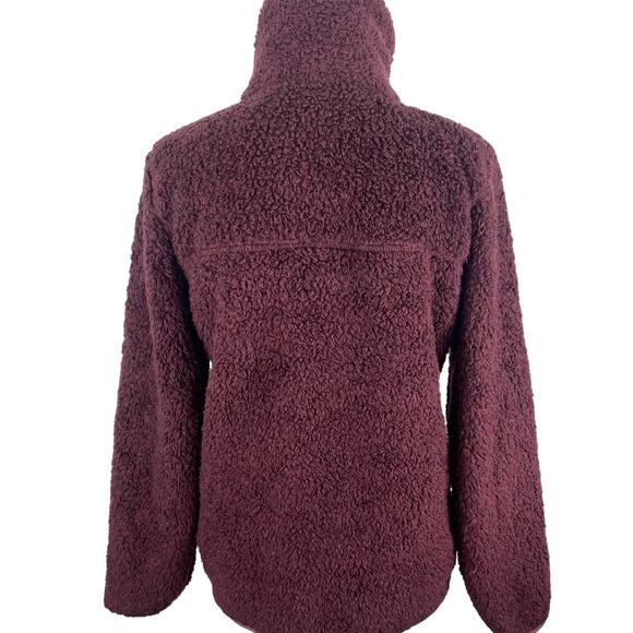 Liv Outdoor Wiley Sherpa Fleece Pullover Magenta Purple Womens Small Pocket - Picture 3 of 14